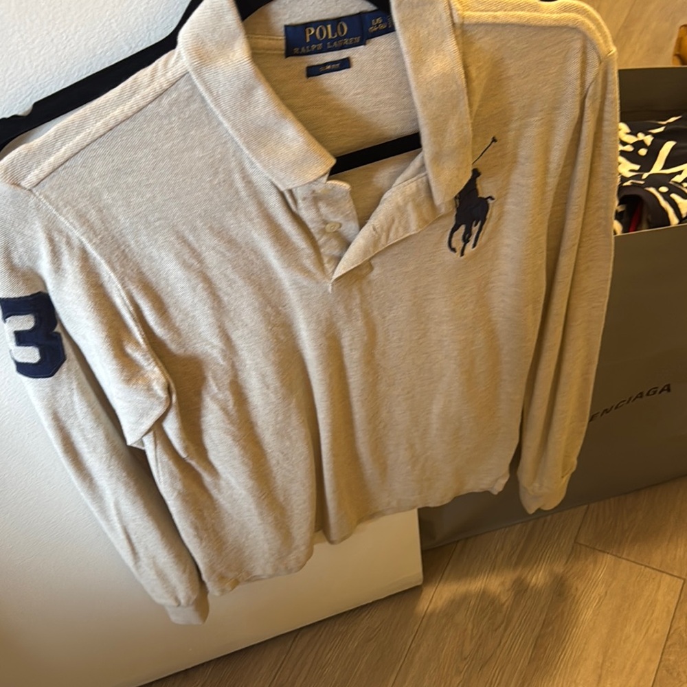 Polo Ralph Lauren Beige Long Sleeve Shirt